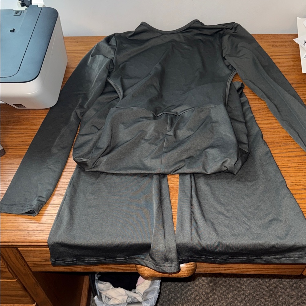 SHEIN Gray Activewear Set